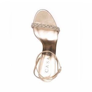 Casadei 75mm Crystal Embellished Sandals